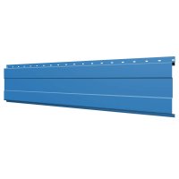 Линеарная потолочно-стеновая панель с ПОЛОСОЙ усиленная RAL5015 Небесно-Голубой