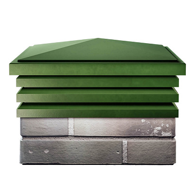 Колпак Бона с посадкой 1.5 кирпича Зеленый 1