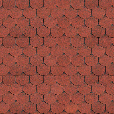 Гибкая черепица Shinglas Классик Танго Кленовый красный