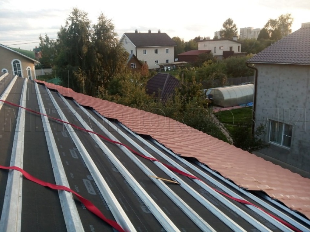 Металлочерепица Геркулес 8004 терракотовый Стальной Бархат от Центра Металлокровли в Нижнем Новгороде