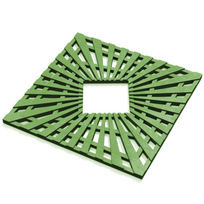 Приствольная решетка ПП ZKING ATMOSPHERE 1200х1200мм Зеленая 2