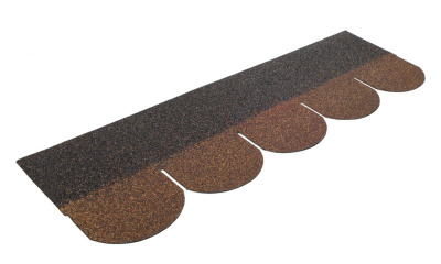 Гибкая черепица Shinglas Классик Танго Осенний фото гонта 2