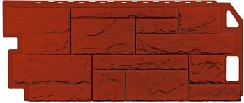 Фасадная панель FINEBER Камень Природный Красно-Коричневый 1085*447