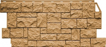 Фасадная панель FINEBER Камень дикий Песочный  1117*463