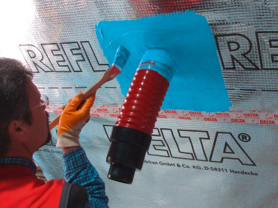 DELTA-REFLEX плeнка пароизоляционная с алюминиевым рефлексным слоем фото 3